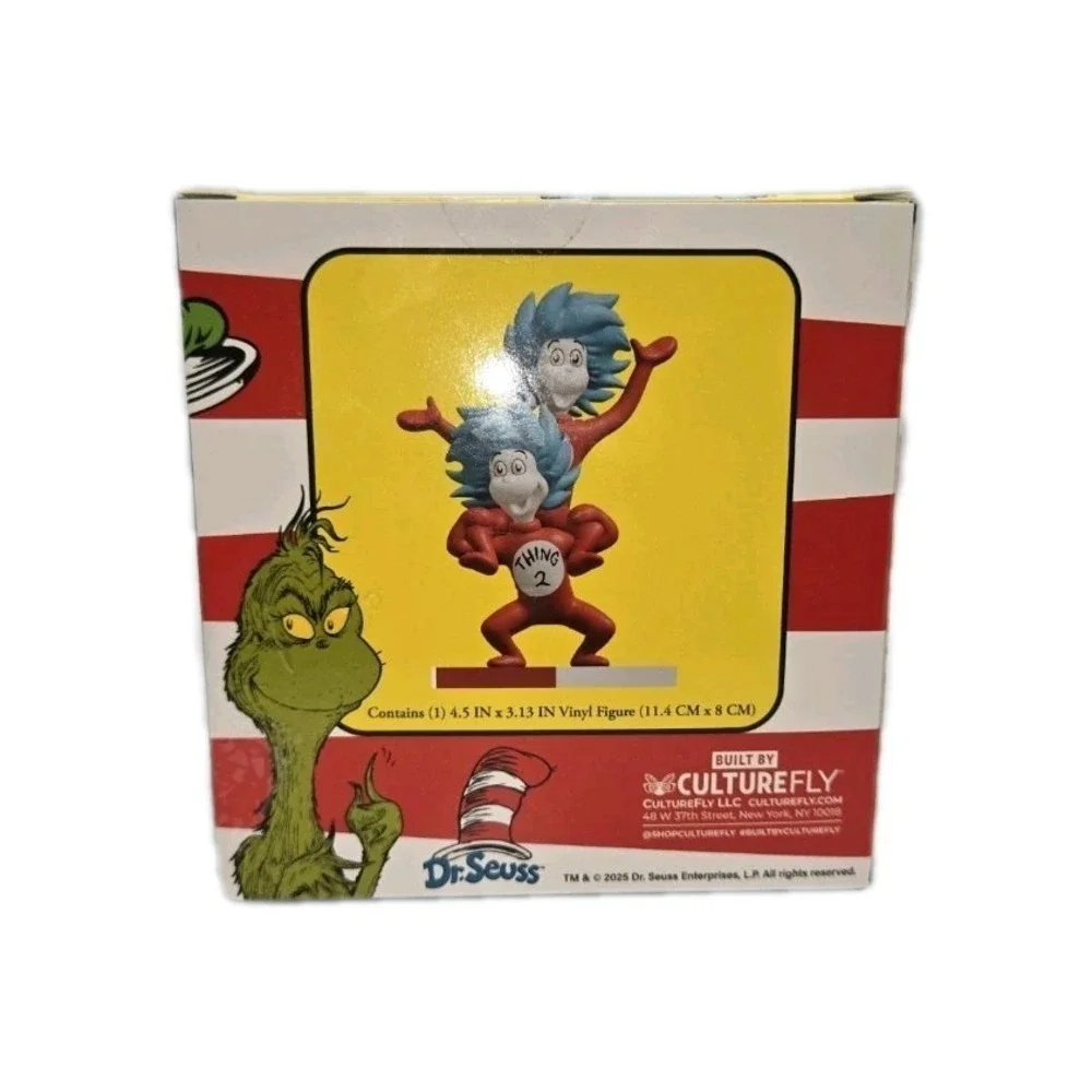 Dr. Seuss Thing 1 & Thing 2 Vinyl Figure Collectible Toy 4.5